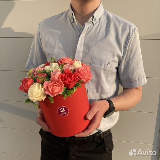 Букеты из мыла ручной работы