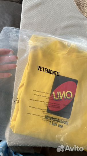 Vetements оверсайз худи