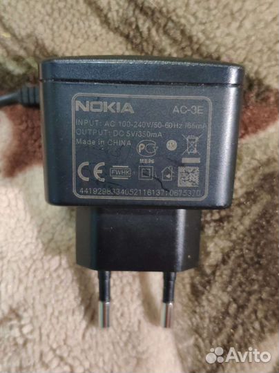 Nokia зарядное устройство