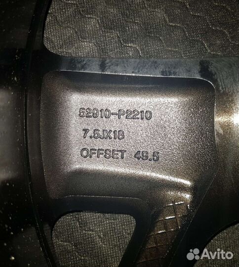 Диск R18 Kia Sorento 4 2020-2022 (1 шт)