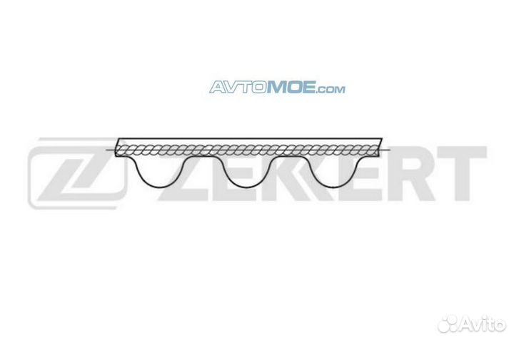 Ремень зубчатый грм Mitsubishi Carisma 95- Colt V