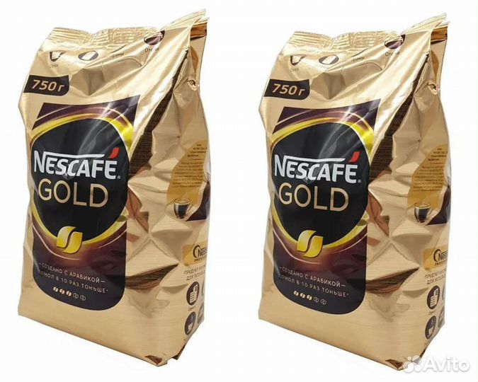 Nescafe Gold кофе растворимый 900 г оригинал