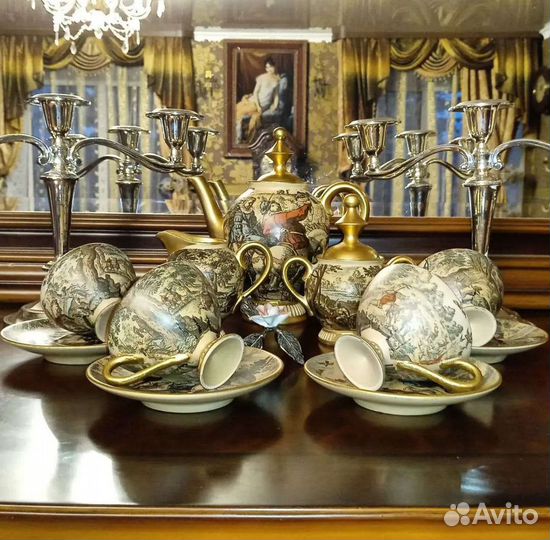 Итальянский кофейный сервиз на 6 персон