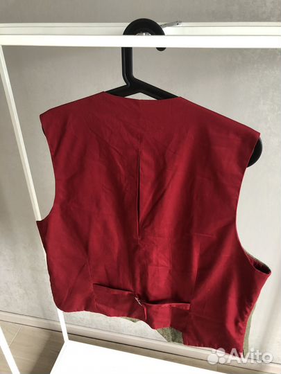 Жилет твидовый/жилетка из шерсти Alan Paine