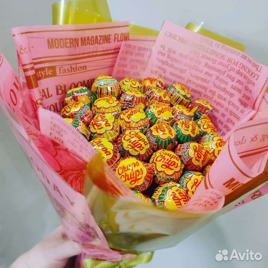 Букет из Чупа чупсов