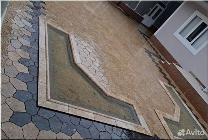 Тротуарная плитка бордюры