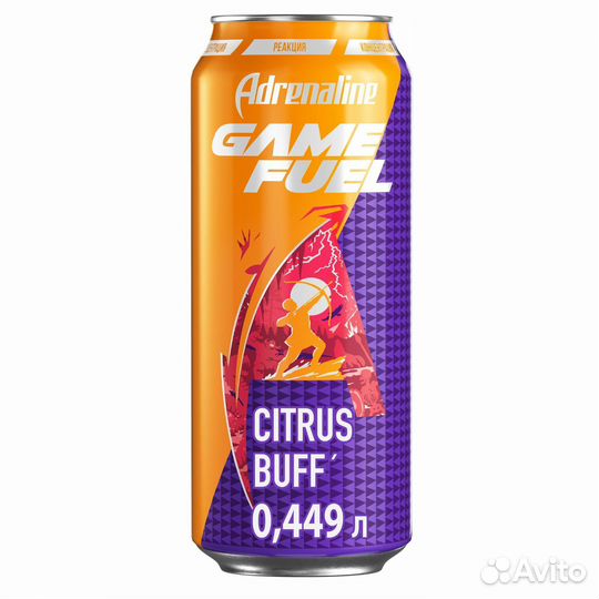 Adrenaline rush citrus buff новый запечатанный