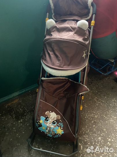 Санки коляска ника