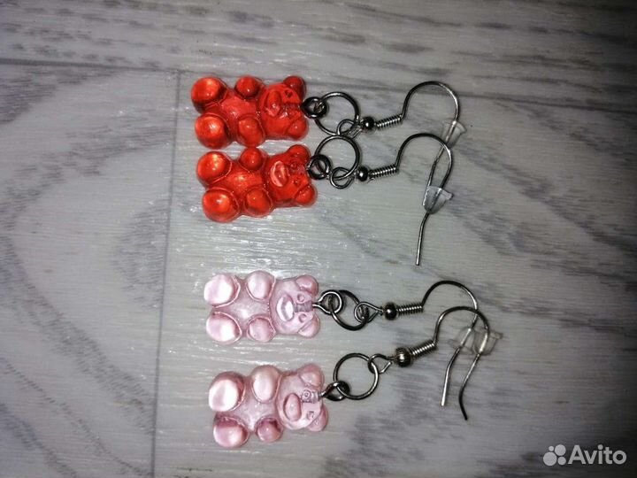 Сережки из бисера