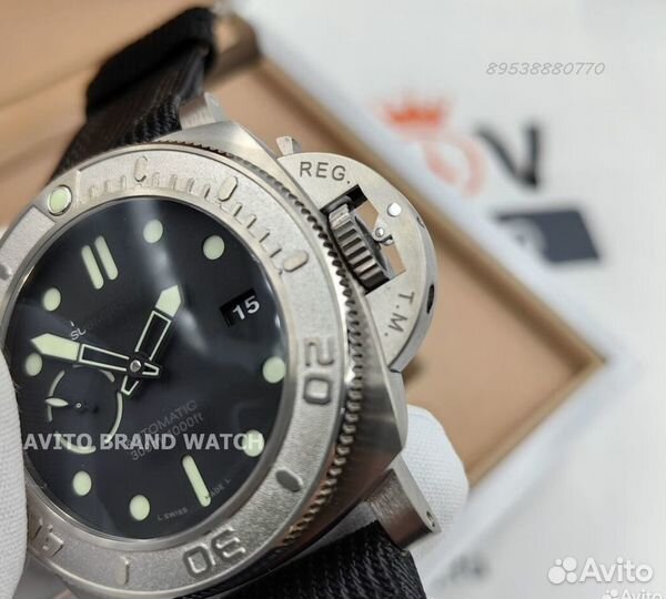 Часы Panerai Submersible Mike Horn титановые новы