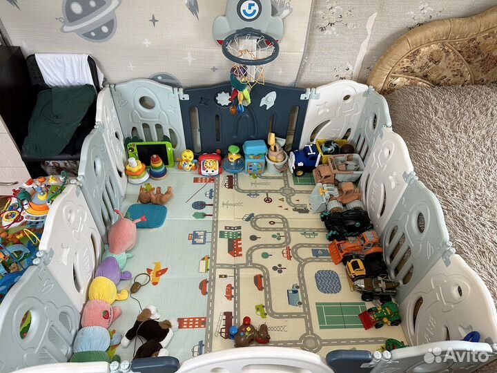 Большой детский манеж бу