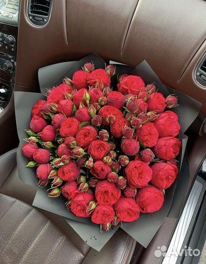 Пионовидные розы с Доставкой