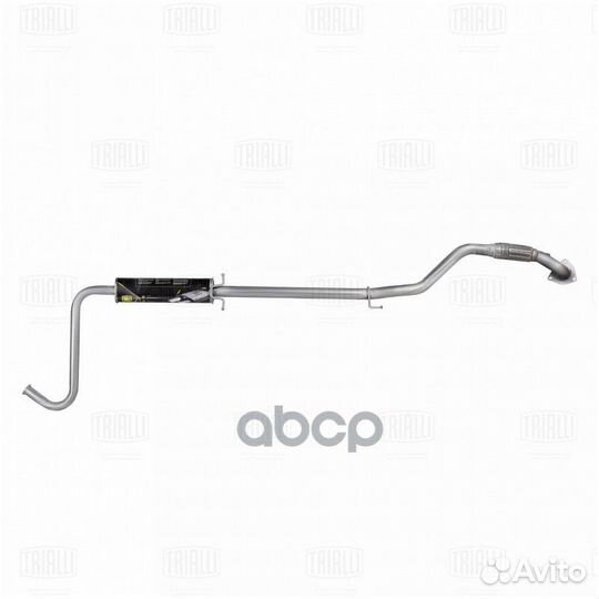 Резонатор ZAZ Chance с гофрой (алюм. сталь) EAM