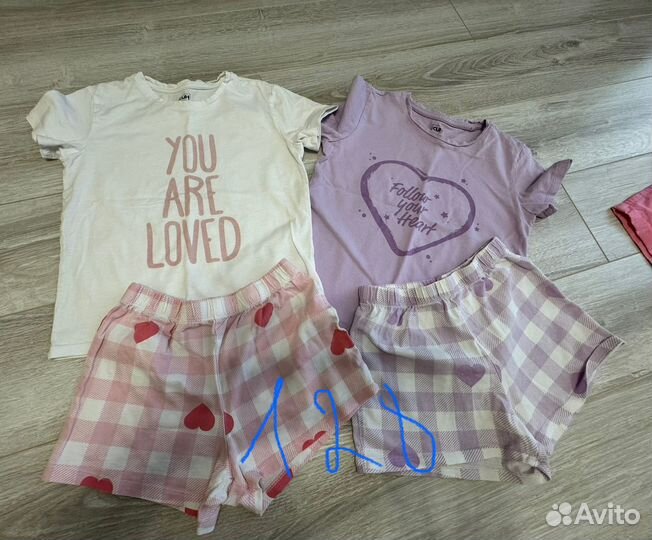 Пакет вещей на девочку(122-128 )