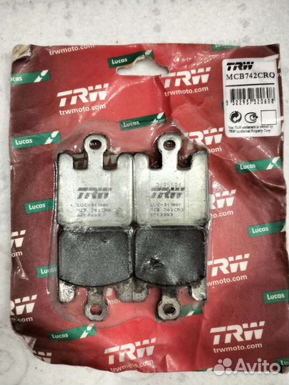 Передние колодки TRW MCB742CRQ gsxr1000 ZX10 ZX9