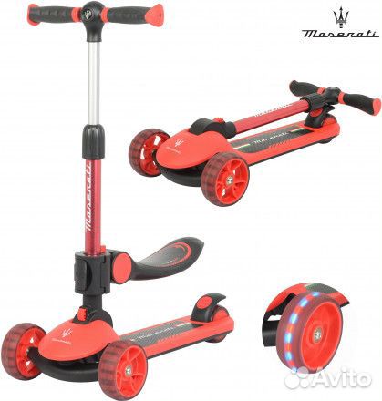 Беговел-самокат Maserati с сиденьем