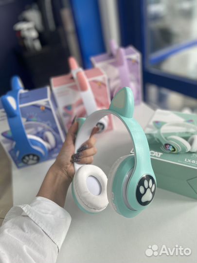 Наушники с кошачьими ушками