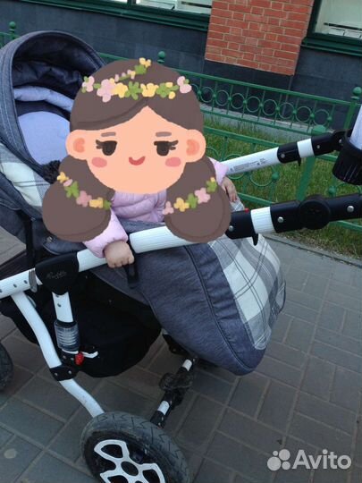 Коляска 2 в 1 Adamex Barletta