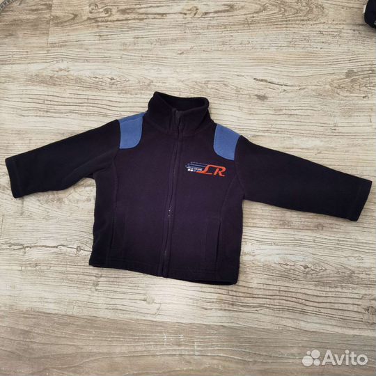Толстовка детская для мальчика тёплая флис 80 см