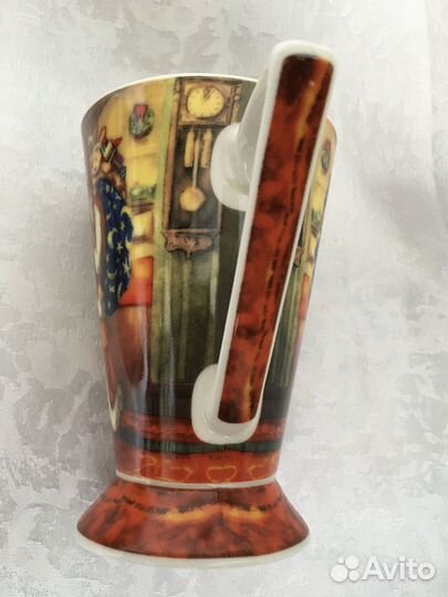 Новогодняя чашка с Сантой Клаусом (Германия)