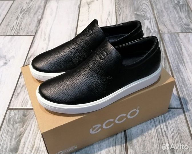 Слипоны Еcco 39, 40р. Новые