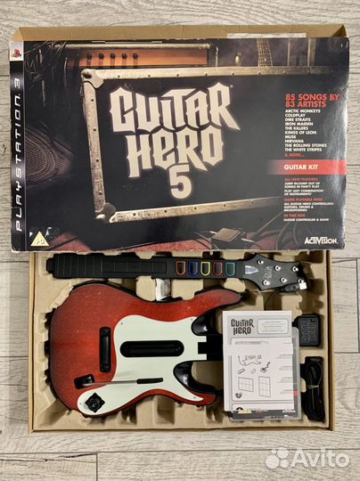 Гитары Guitar hero PS3/PS2/Xbox360/PC в коробках