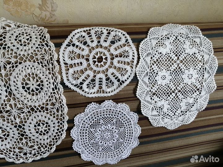 Вязанные салфетки