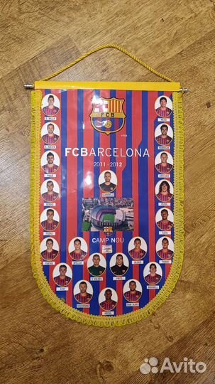 Вымпел фк Барселона 2011-2012