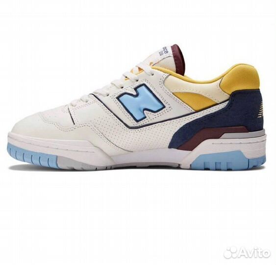 Кроссовки New Balance 550 Bianco Giallo Luxe