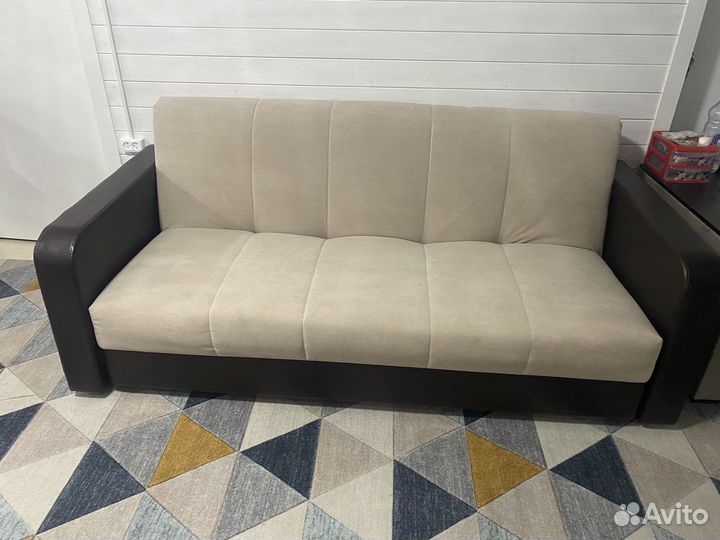 Диван аккордеон с большим спальным местом новый