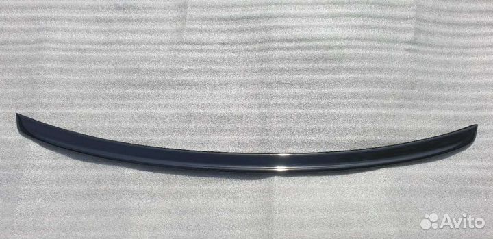 Спойлер чёрный глянец Vw polo GT до 20г