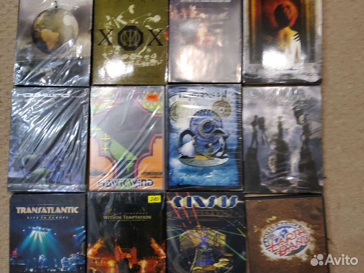 Двд диски групп прогрессивноГо рока 3 лота