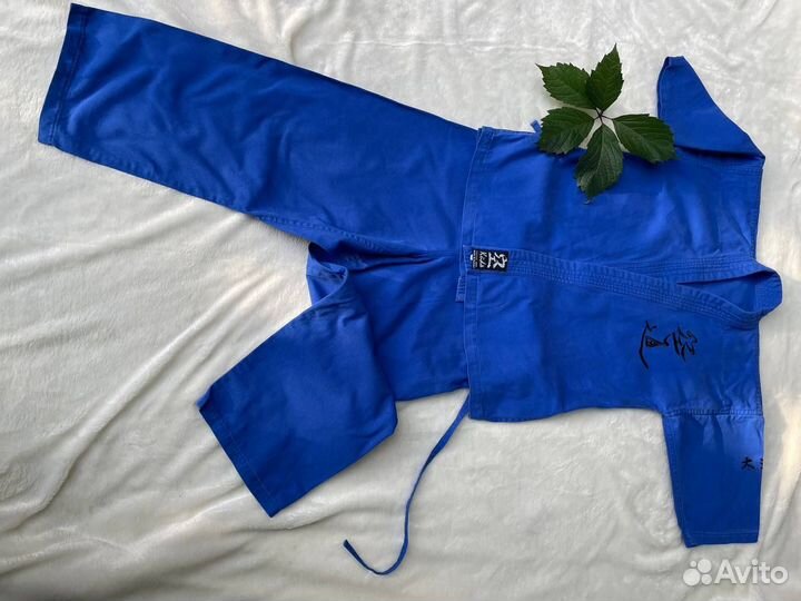 Кимоно для кудо синее