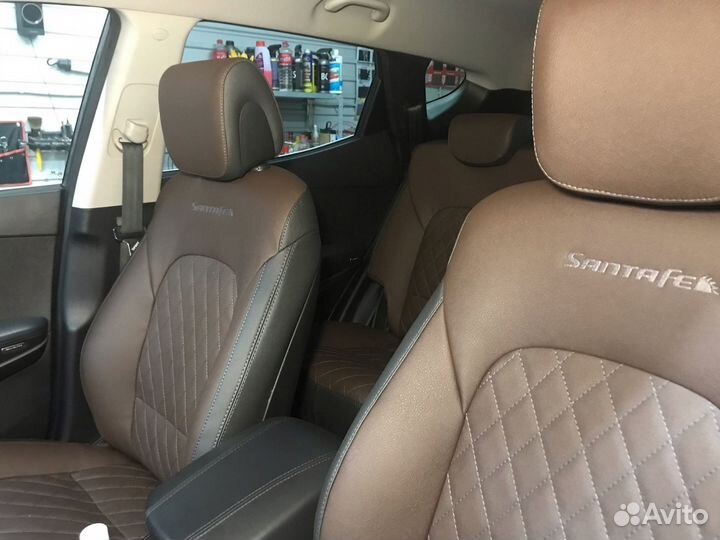 Чехлы на Hyundai Santa Fe 3