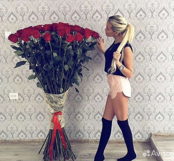 Розы высокие