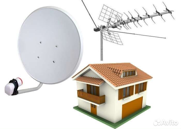 Установка триколор и спутникового тв