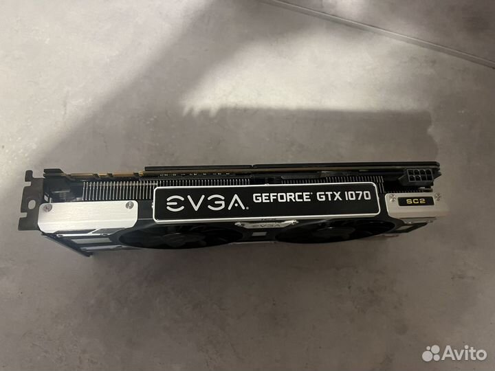 Evga GTX1070 8gb на пломбе