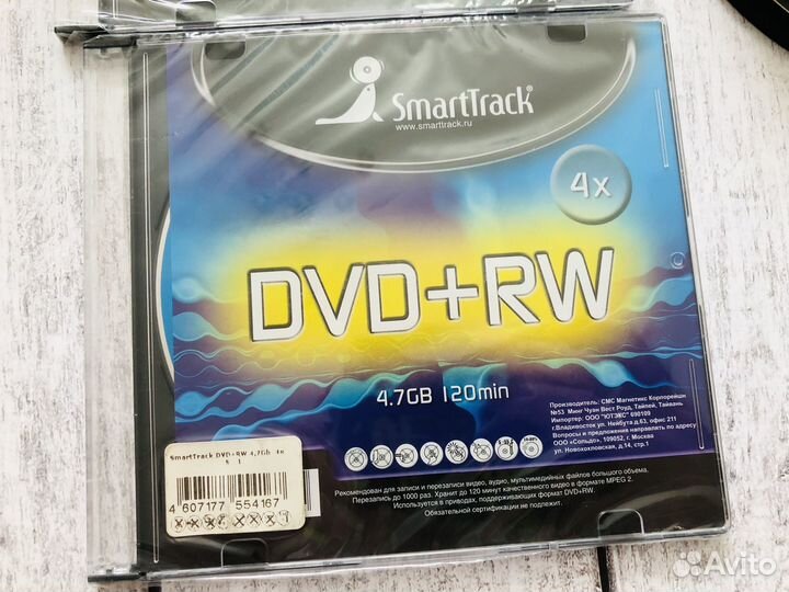 Новые диски dvd-r и dvd-rw