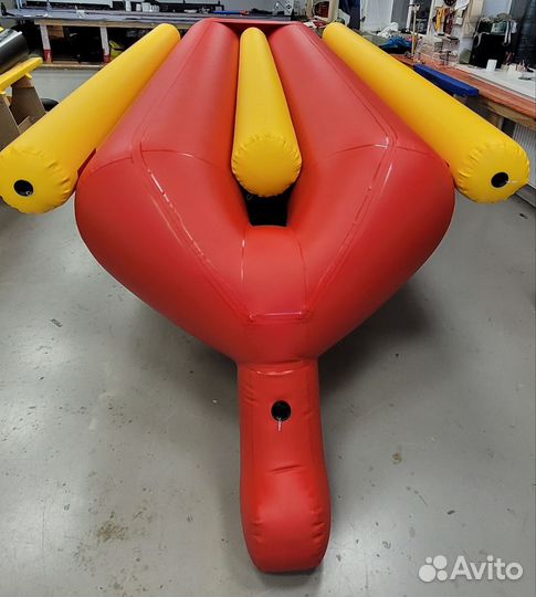 Надувной аттракцион «Водный Дубль-Банан-Бык»