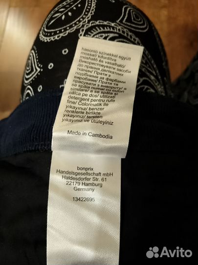 Джинсы мужские вельветовые