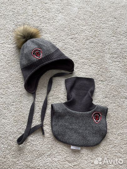 Зимние шапка и манишка Gusti 48-50
