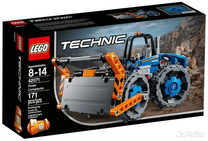 Lego Technic 2в1 42071, Lego City 60181 Лесной тра