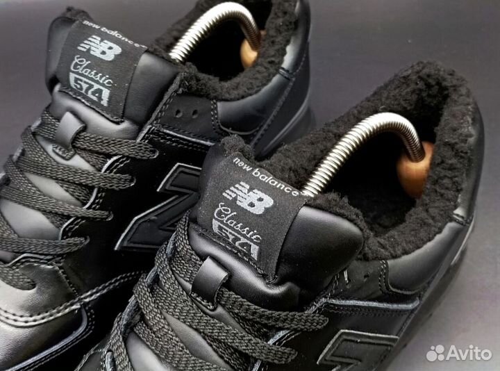 Мужские кроссовки new balance 574 зимние