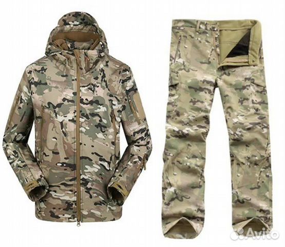 Тактический костюм softshell мультикам