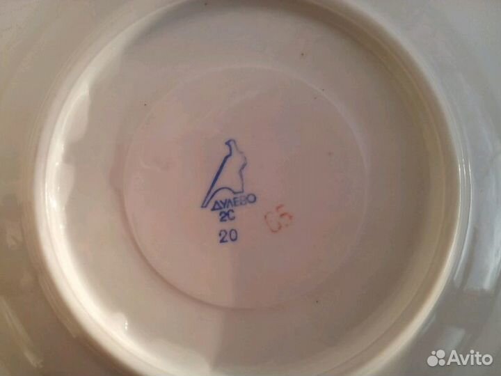 Фарфоровые чайные пары (Дулёво)