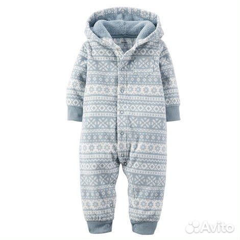 Новые флисовые комбинезоны Carters 18 мес 24 мес