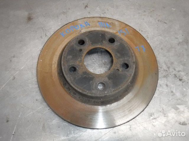 Тормозной диск передний левый Toyota Corolla 151