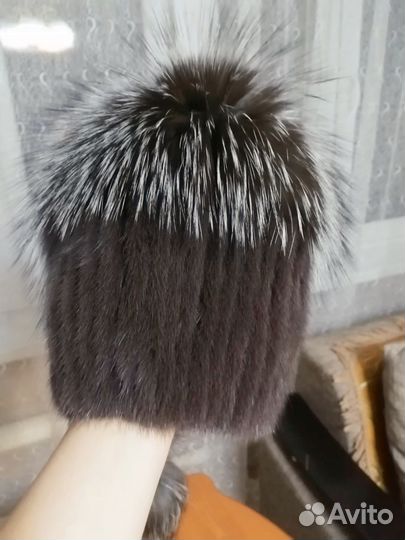 Шапка зимняя женская норка