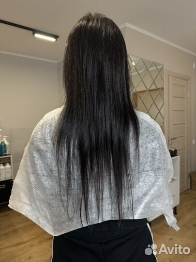 Наращивание волос модель