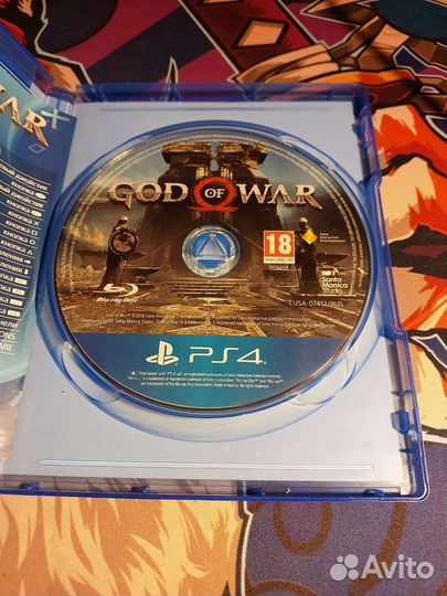 God of war диск для ps4
